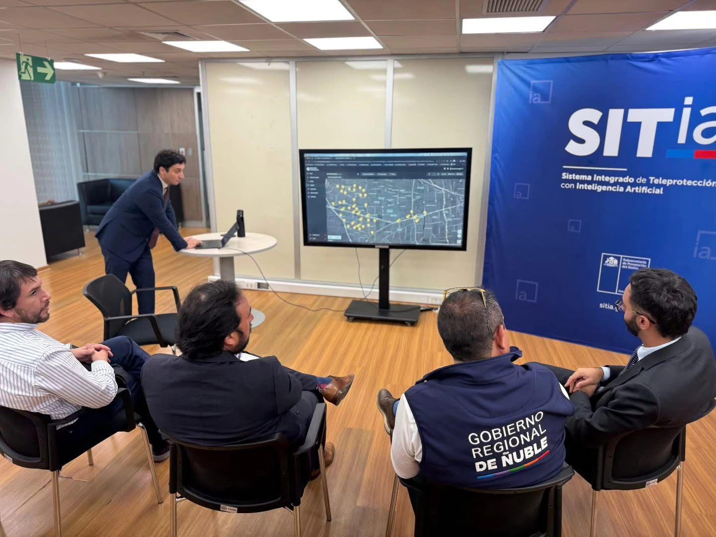 Autoridades de Ñuble visitaron instalaciones de SITIA y destacaron que 13 comunas de esa región se han integrado a la plataforma